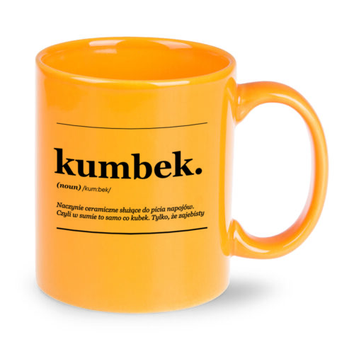 kubek z logo