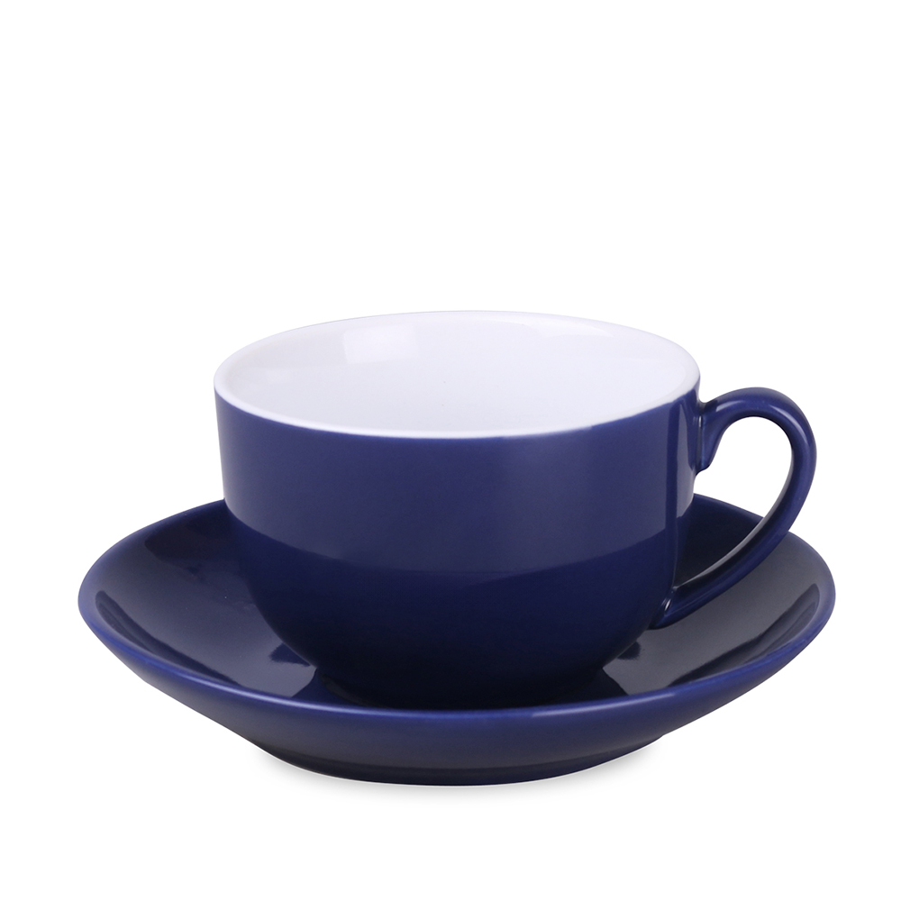 Sonata Premium porcelana granatowa z logo